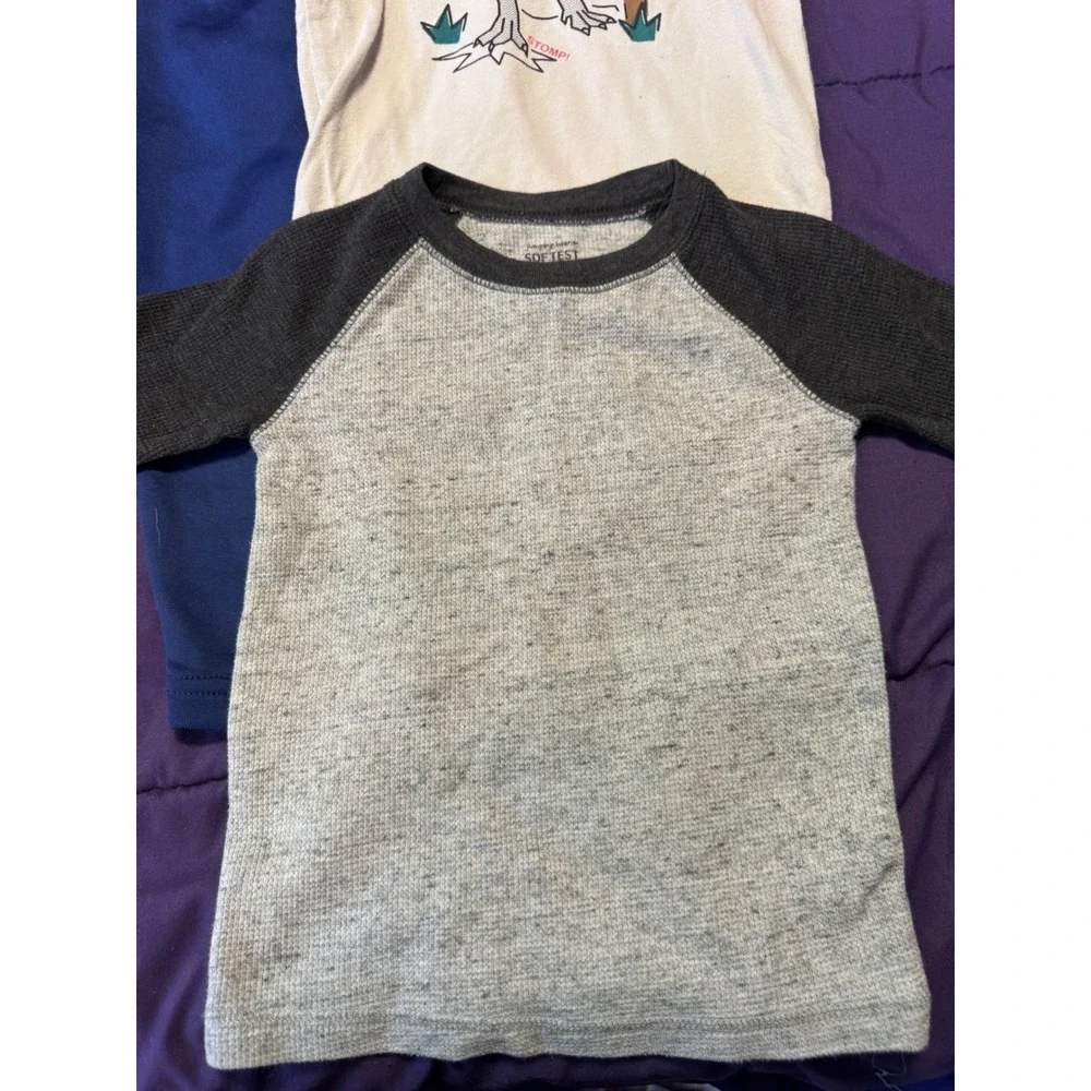 Jumping Beans & Garanimals Toddler Boys 2T Dinosaur Shirt Waffle Tee Joggers Set